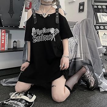 専用【超絶入手困難☆希少サイズ】LIPS TEAR Tシャツ Amazon | [LAVASEON] 病みかわいい Tシャツ 肩出し レディース